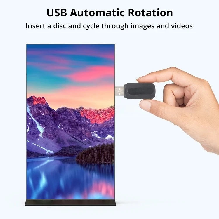 43"/55"/65"/75" Floor-Mounted 4K Ultra HD Vertical Touchscreen Advertising Display with WiFi and CMS Software – Indoor LCD Digital Signage Totem