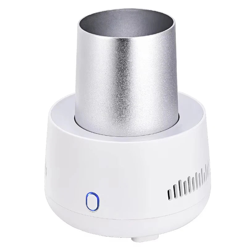 USB Mini Beverage Cooler Cup – Fast Cooling Mug for Soda, Beer, Water & Cans – Portable Drink Chiller for Car & Home Use