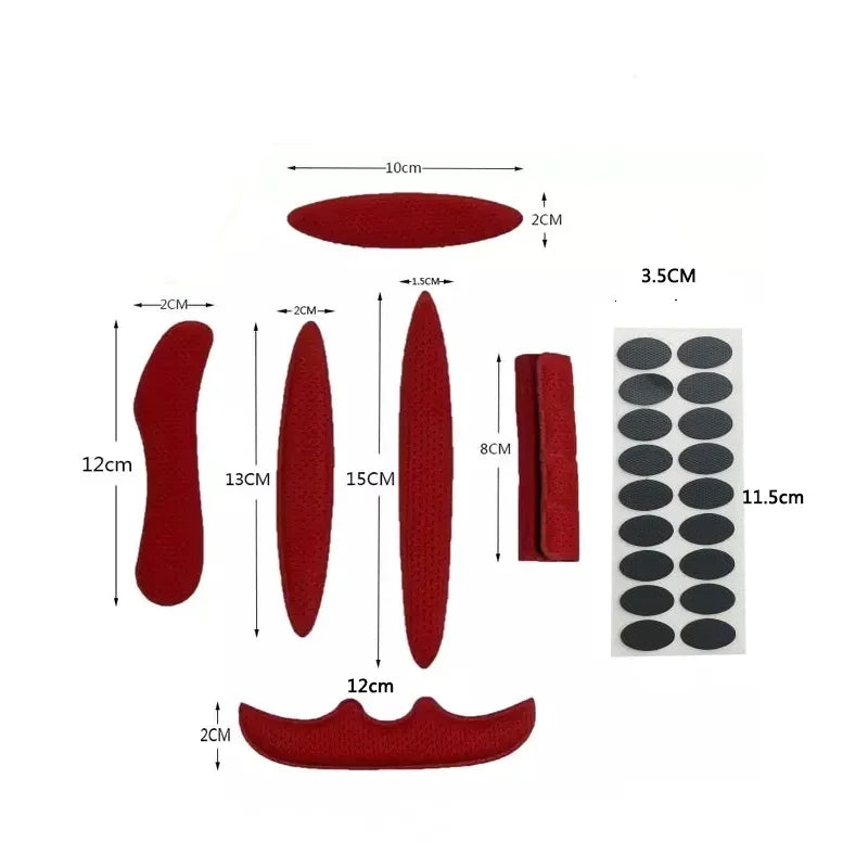 Universal Helmet Replacement Padding Set – Soft Sponge Inner Liner Kit for Motorcycle, Bicycle & Sports Helmets