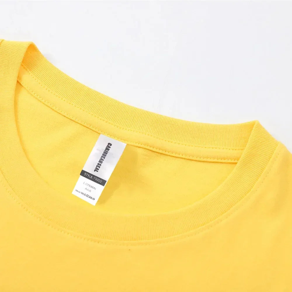 Men's Oversized Casual Banana Print T-Shirt – 100% Cotton Short Sleeve Fashion Tee