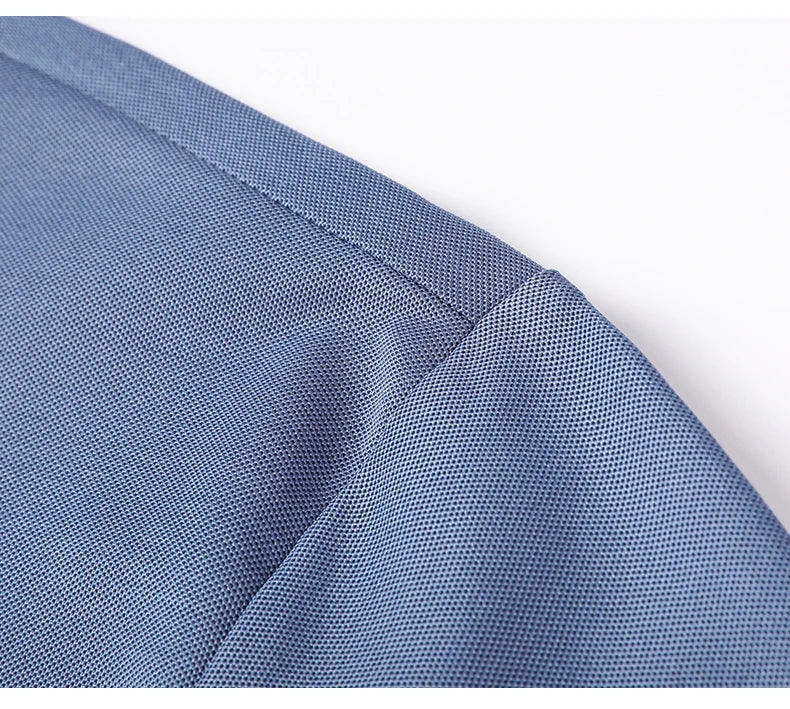 Luxury Summer Men’s Polo Shirt – Premium Plain Design with 4.7% Mulberry Silk, Short Sleeve, Lightweight Casual Fashion Top