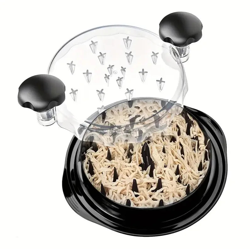 Chicken Shredding Tool with Lid – Meat Breast Shredder and Mincing Grinder for Chicken, Pork, and Beef