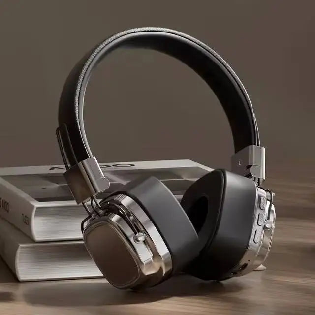2025 Retro-Style Wireless On-Ear Bluetooth Headphones – Foldable DJ Stereo Headset with Bluetooth 5.3, Ideal for Gaming