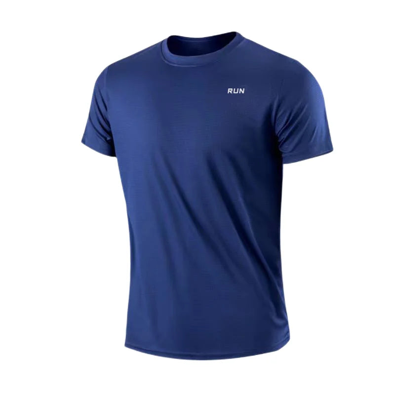 Lightweight Men's Moisture-Wicking Athletic T-Shirt – Quick Dry Short Sleeve Sportswear for Gym, Running & Training