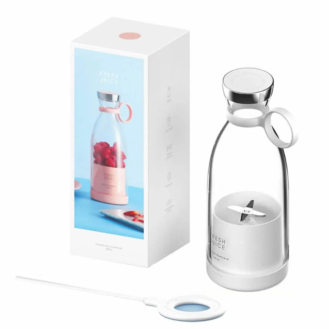 Portable Mini Electric Juicer Blender – USB Rechargeable Fruit Mixer & Multifunctional Smoothie Maker