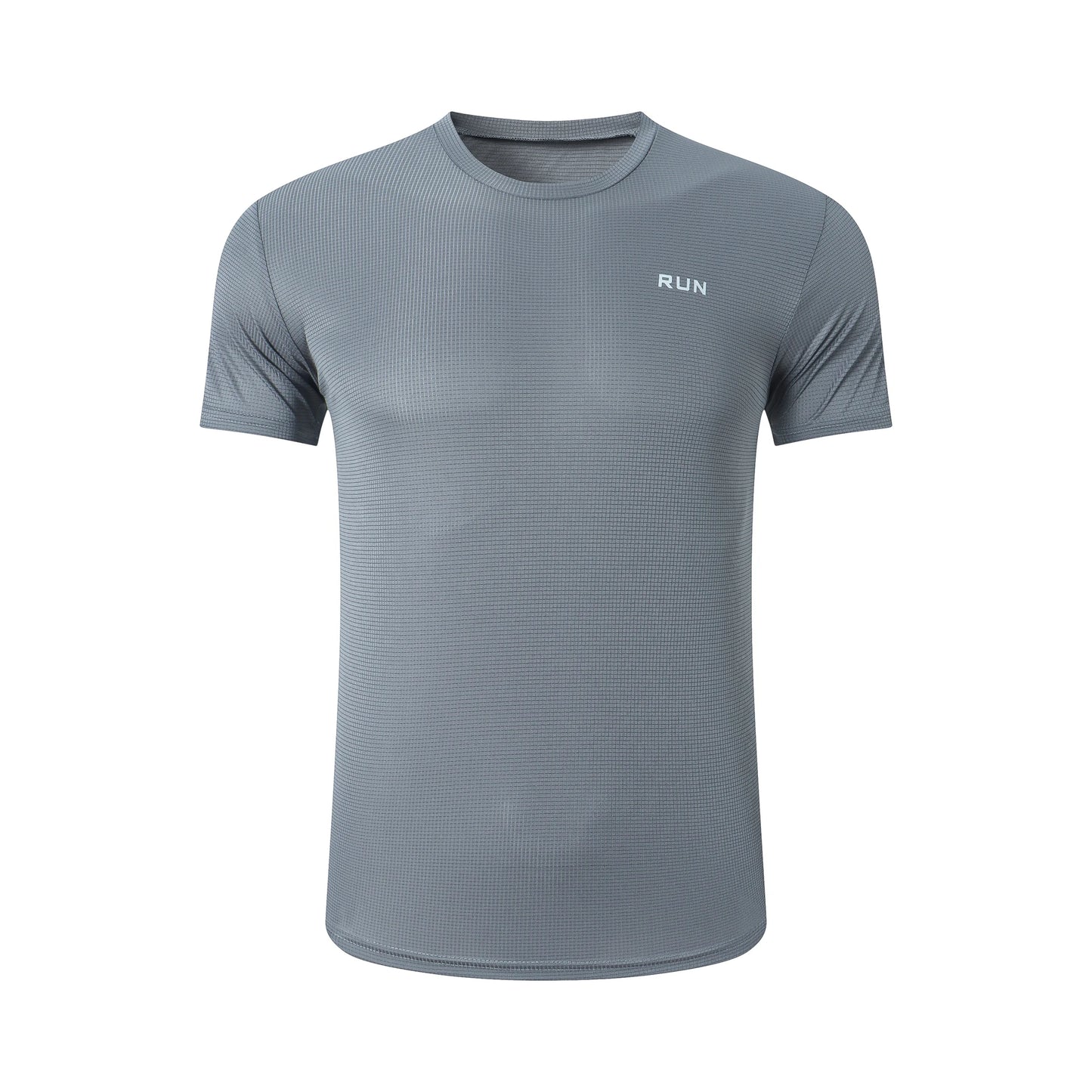 Men’s Summer Ice Silk Quick-Dry T-Shirt – Breathable High-Stretch Gym & Running Top