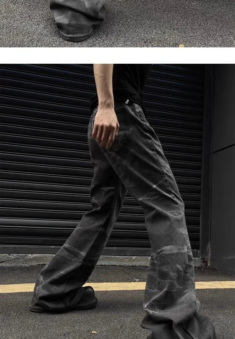 Unisex Retro Straight-Leg Jeans – High Street Loose Fit for Men & Women | Hip-Hop Autumn Streetwear