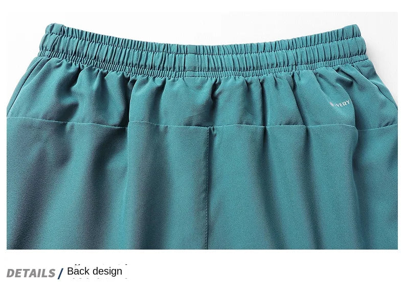 2024 Summer Trending 3-in-1 Sports Shorts – Unisex Running Pants with Zippered Pockets, Ideal for Couples