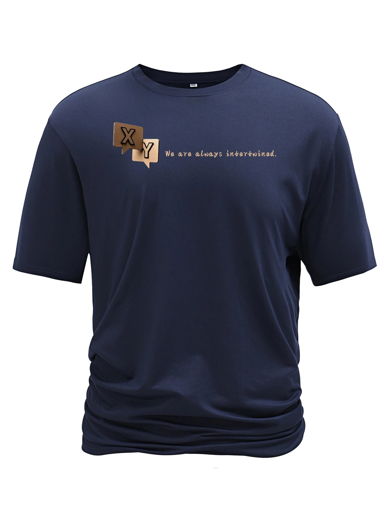 Men's Summer Casual T-Shirt with Geometric Graphic Print – Short Sleeve Crew Neck Outdoor Top