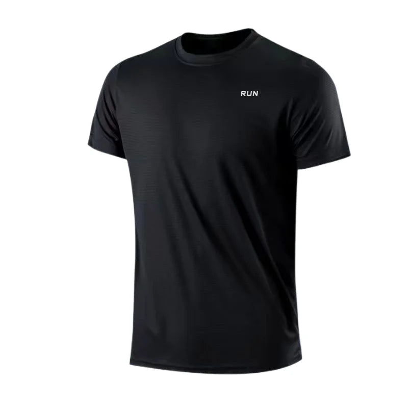 Lightweight Men's Moisture-Wicking Athletic T-Shirt – Quick Dry Short Sleeve Sportswear for Gym, Running & Training
