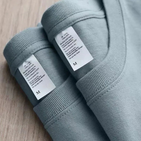 Unisex 100% Cotton White Tee – Breathable, Loose-Fit Round Neck Short Sleeve Top