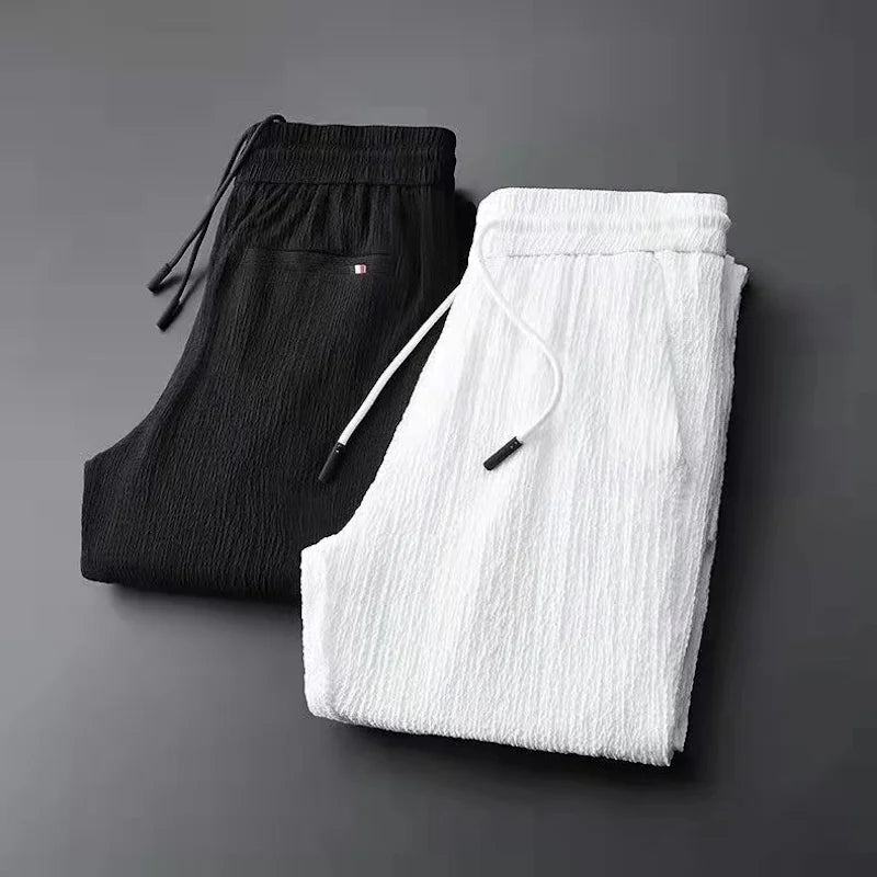 2024 New Summer & Autumn High-Quality Men's Long Sleeve Casual Suit Korean Style Two-Piece Set
