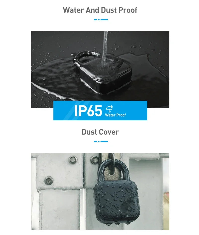Smart Fingerprint Padlock – Keyless Biometric Security Lock with Password Access, Anti-Theft Protection, and TTLOCK/Tuya App Control