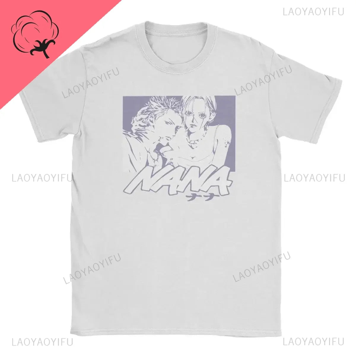 NANA Osaki Graphic T-Shirt – Unisex Harajuku Rock Punk Style Short Sleeve Tee for Casual Summer Streetwear