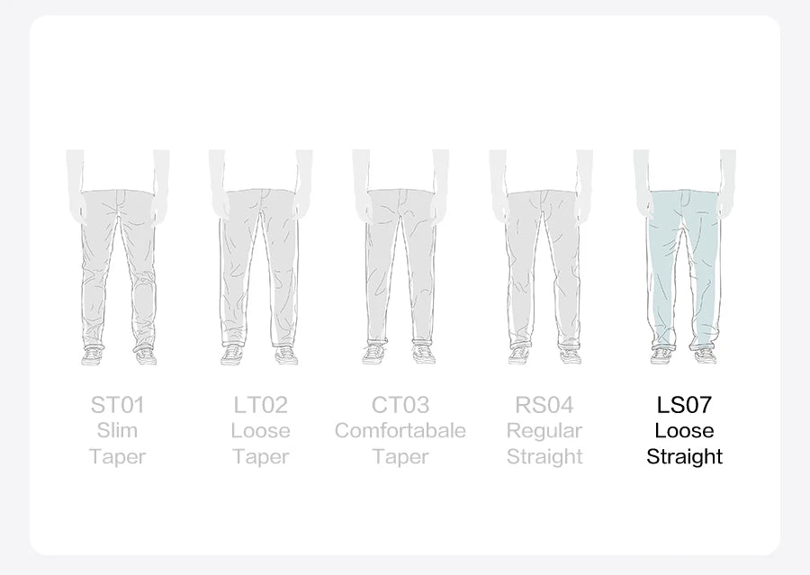 SIMWOOD 2025 Spring-Summer Men's Loose Straight Chinos – 100% Cotton, 320gsm, Smart Casual Lightweight Trousers