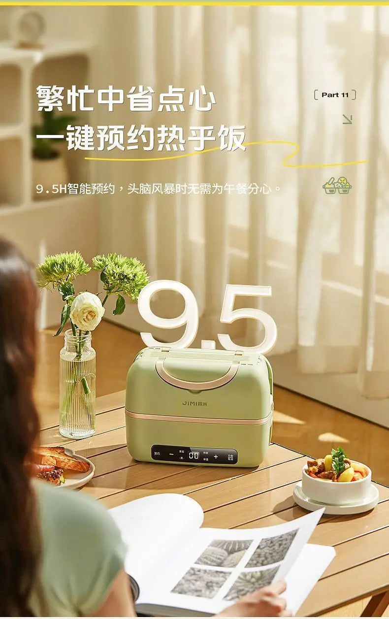 Portable Electric Lunch Box with Plug-in Heating and Heat Retention – Ideal for Office Workers' Hot Meals