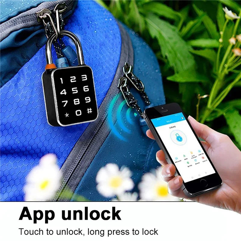 Smart Fingerprint Padlock – Keyless Biometric Security Lock with Password Access, Anti-Theft Protection, and TTLOCK/Tuya App Control