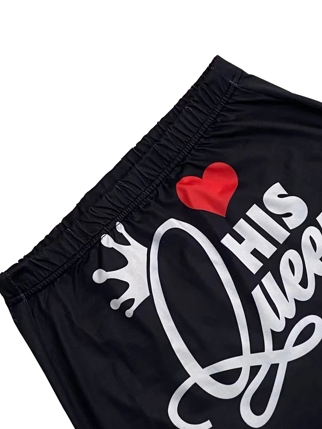 1890 Women's Summer Sports Shorts – European & American Style | Love Letter Print | Sexy Yoga & Fitness Wear