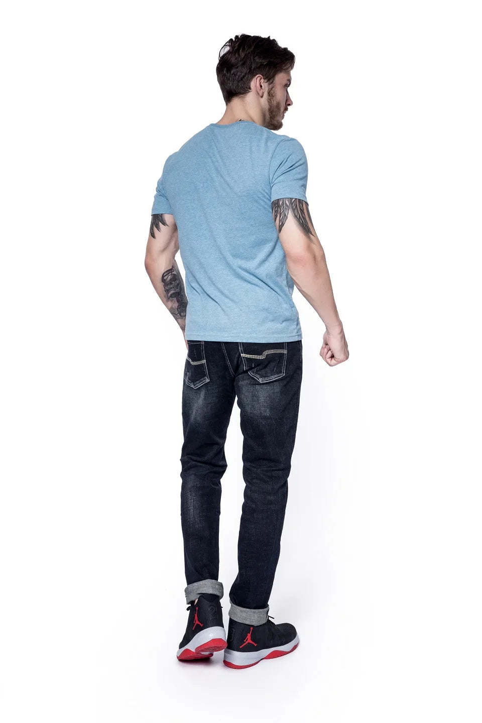 Men’s Classic Solid Color Cotton T-Shirt – Summer 2023 Collection | Casual O-Neck Basic Tee – High-Quality White & Black Short Sleeve Top