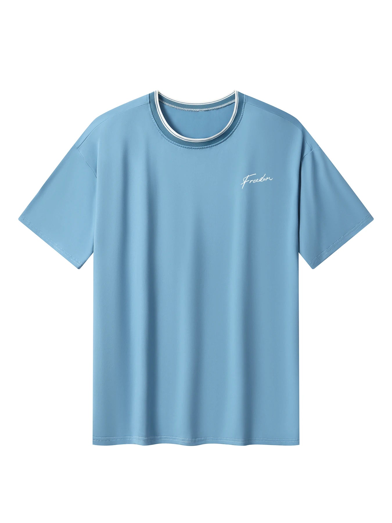 Men’s Summer Casual Crew Neck T-shirt with Unique Geometric Graphic Print — Short Sleeve Outdoor Top