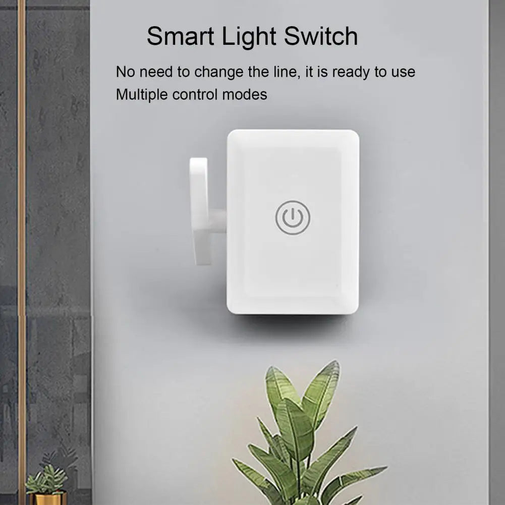 Wireless Smart Light Switch Controller with Remote – Long Range, Button Pusher to Turn Off Lights Automatically