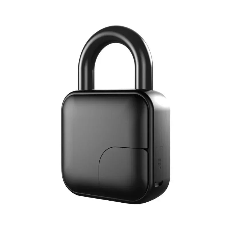 Smart Graffiti Fingerprint Bluetooth Padlock – Anti-Theft Lock for Warehouse Doors, Storage Cabinets, and Luggage