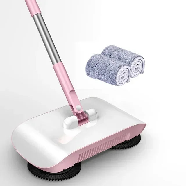 All-in-One Manual Sweeping Broom & Dustpan Set – Hand-Push Floor Sweeper & Vacuum Cleaner for Home Use