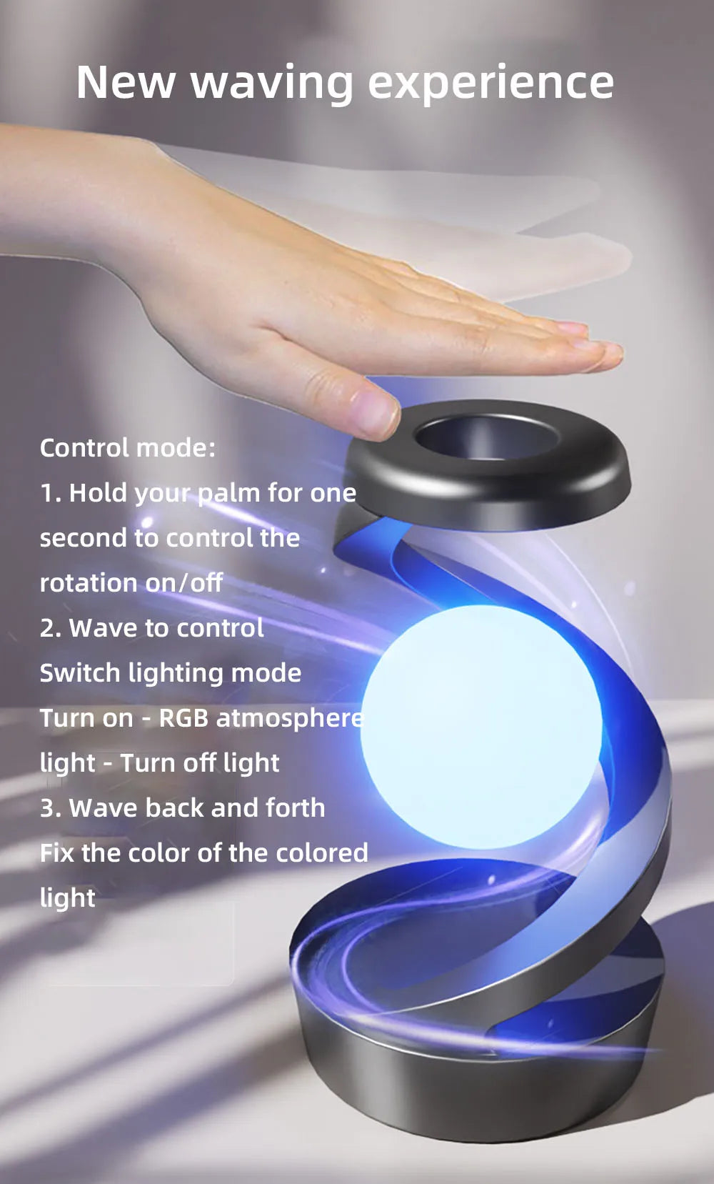 RGB Touch Night Lamp with Wireless Charging – Decorative Table Light for Bedroom, Bar, Hotel, and Gaming Room