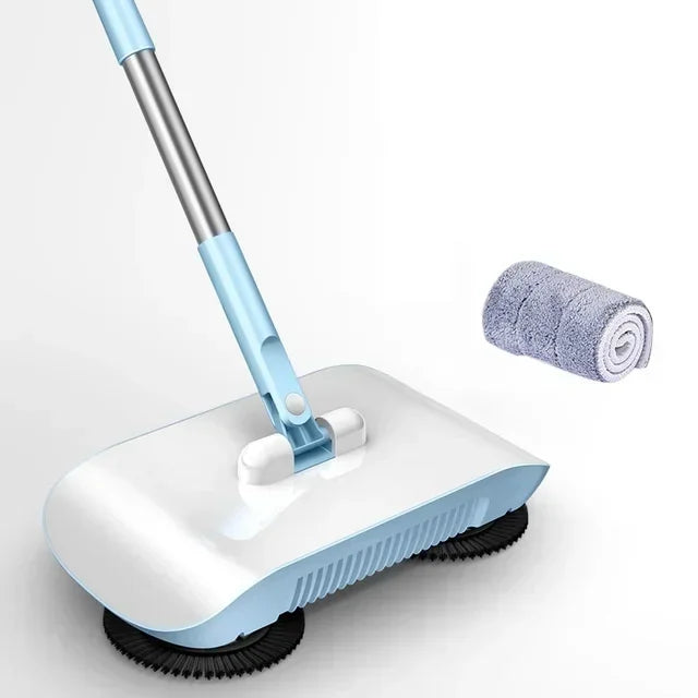 All-in-One Manual Sweeping Broom & Dustpan Set – Hand-Push Floor Sweeper & Vacuum Cleaner for Home Use