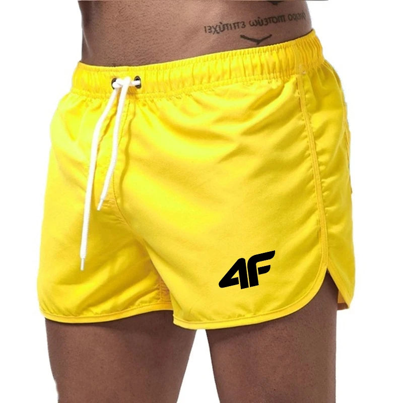 Men’s Quick-Dry Summer Beach Shorts 2025 – Swim Trunks, Gym Pants with Drawstring, Breathable Surf & Casual Daily Wear
