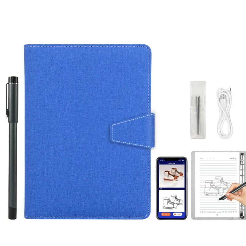 Smart Digital Notebook with Sync Pen – AI Voice, Drawing, Bluetooth Real-Time Cloud Transmission Writing Set