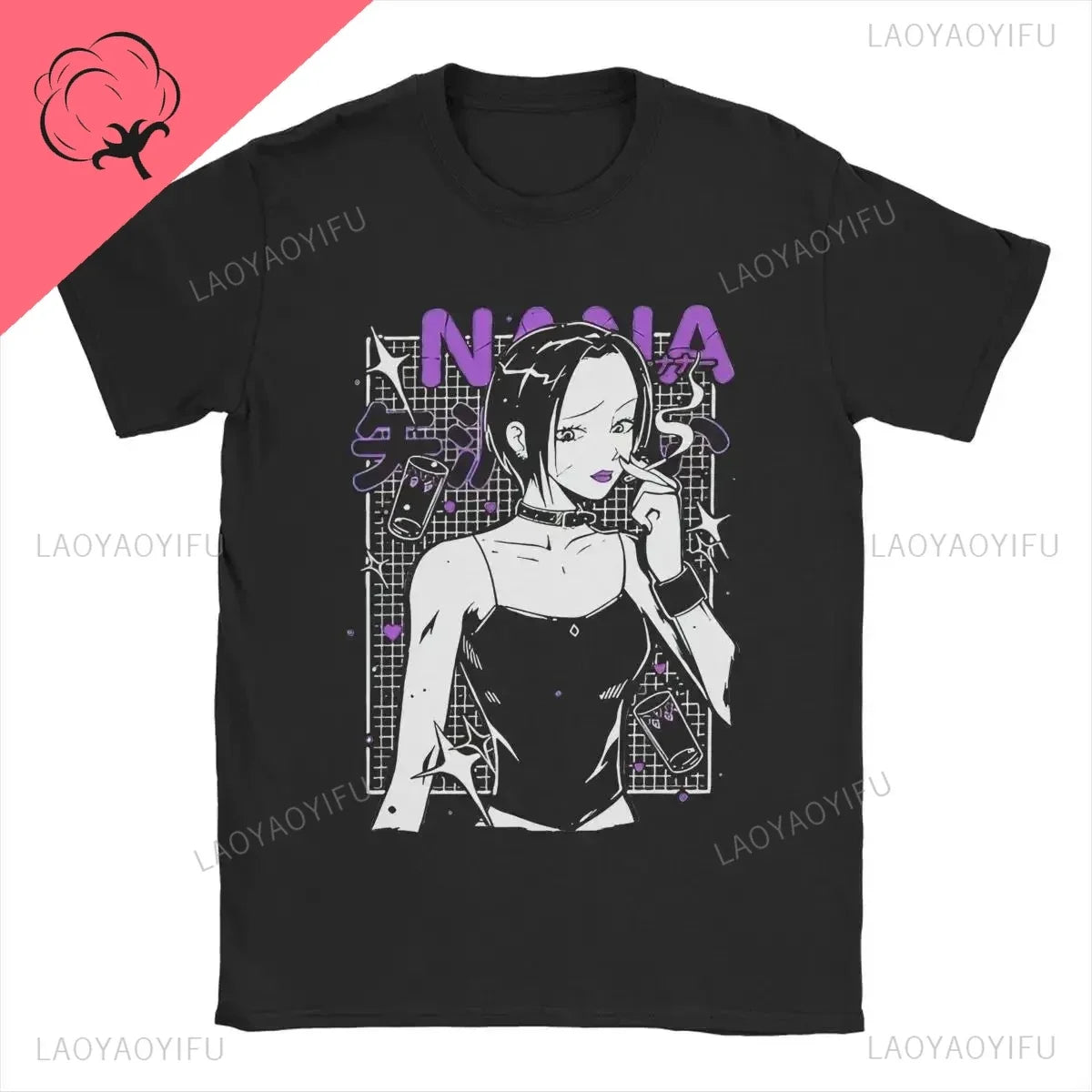 NANA Osaki Graphic T-Shirt – Unisex Harajuku Rock Punk Style Short Sleeve Tee for Casual Summer Streetwear