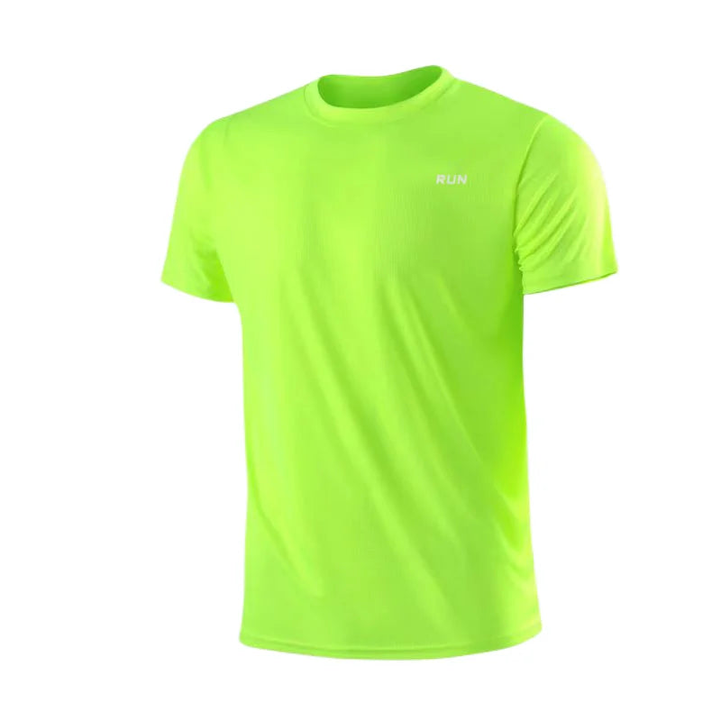 Lightweight Men's Moisture-Wicking Athletic T-Shirt – Quick Dry Short Sleeve Sportswear for Gym, Running & Training