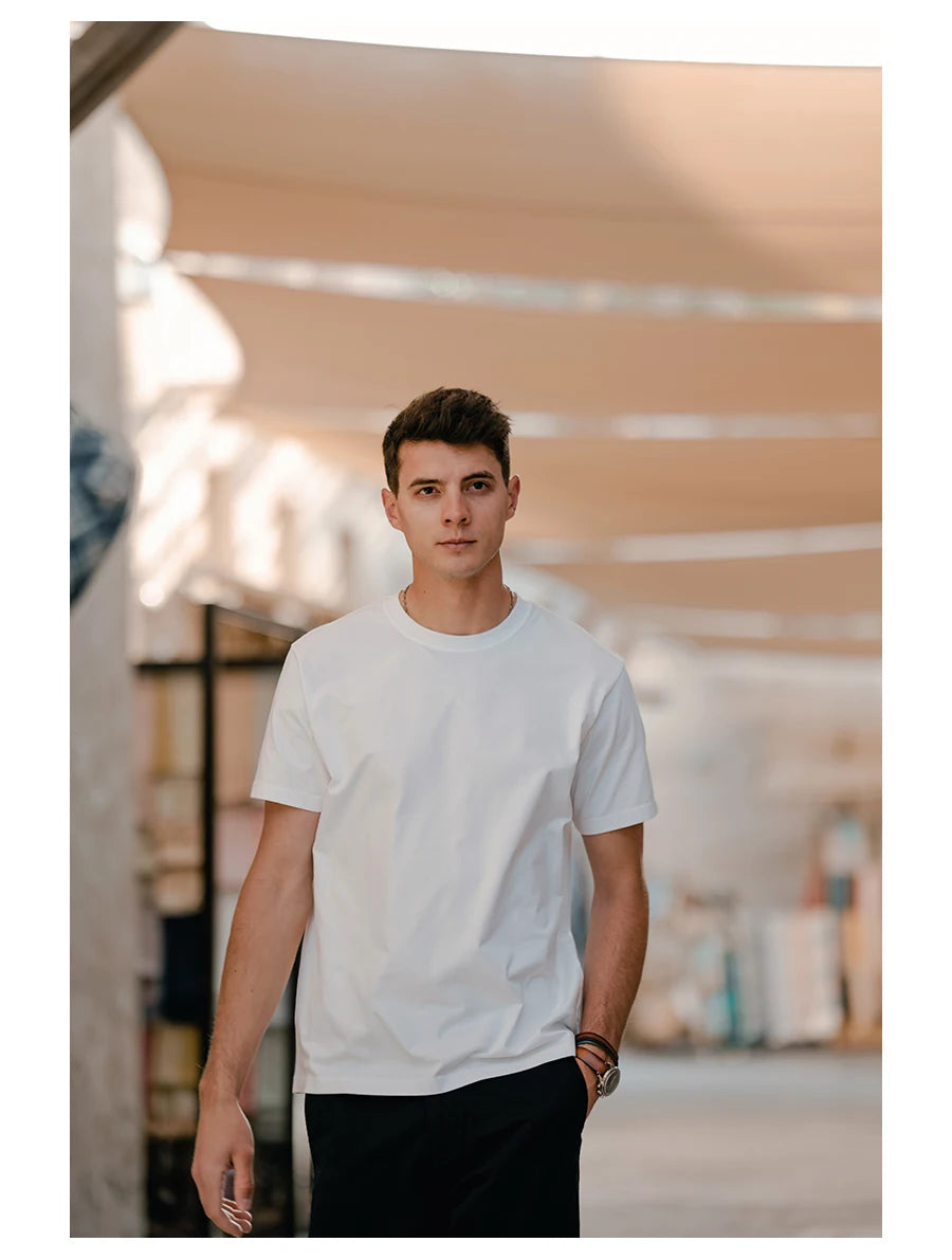 Men’s 2025 Seamless Polo Tee – Lightweight, Quick-Drying Fabric for Business-Casual & Gym Wear