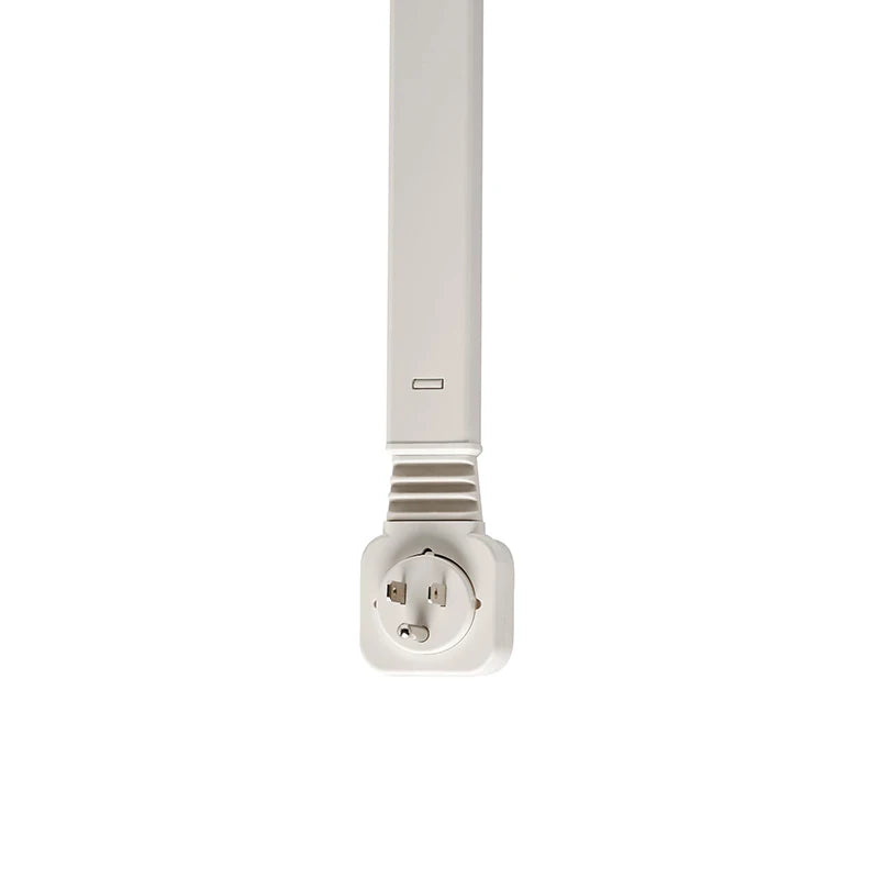 New 1-Piece Power Socket Extender with 2 Outlets, 180° Rotatable and Stretchable Length, Punch-Free Power Strip Extension Cord