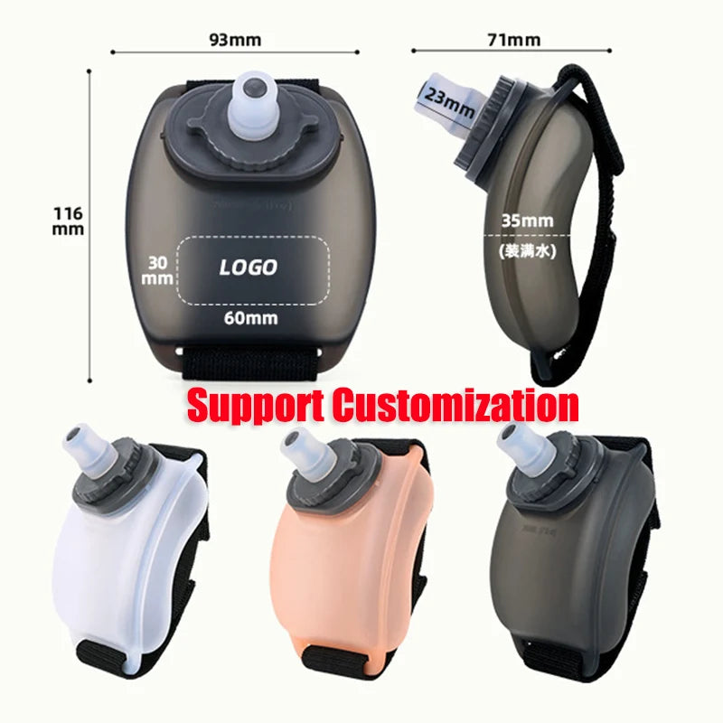 Portable Sports Wrist Water Bottle – Ideal for Running, Cycling, Hiking, and Climbing