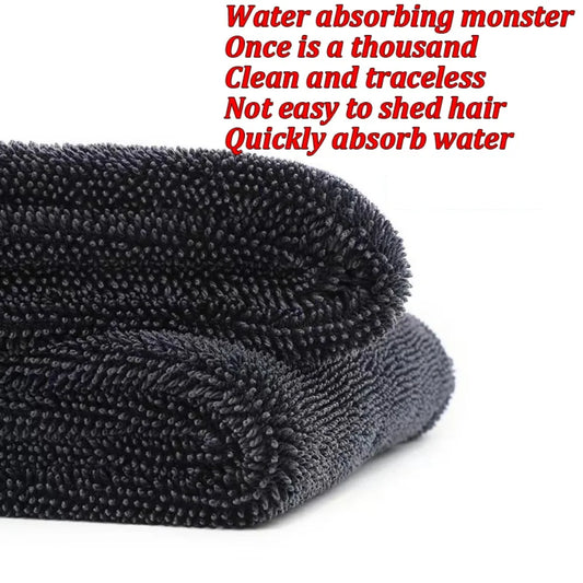 1–10Pcs Double-Sided Microfiber Car Cleaning Towels – Super Absorbent, Quick-Dry Cloths for Washing, Drying & Detailing