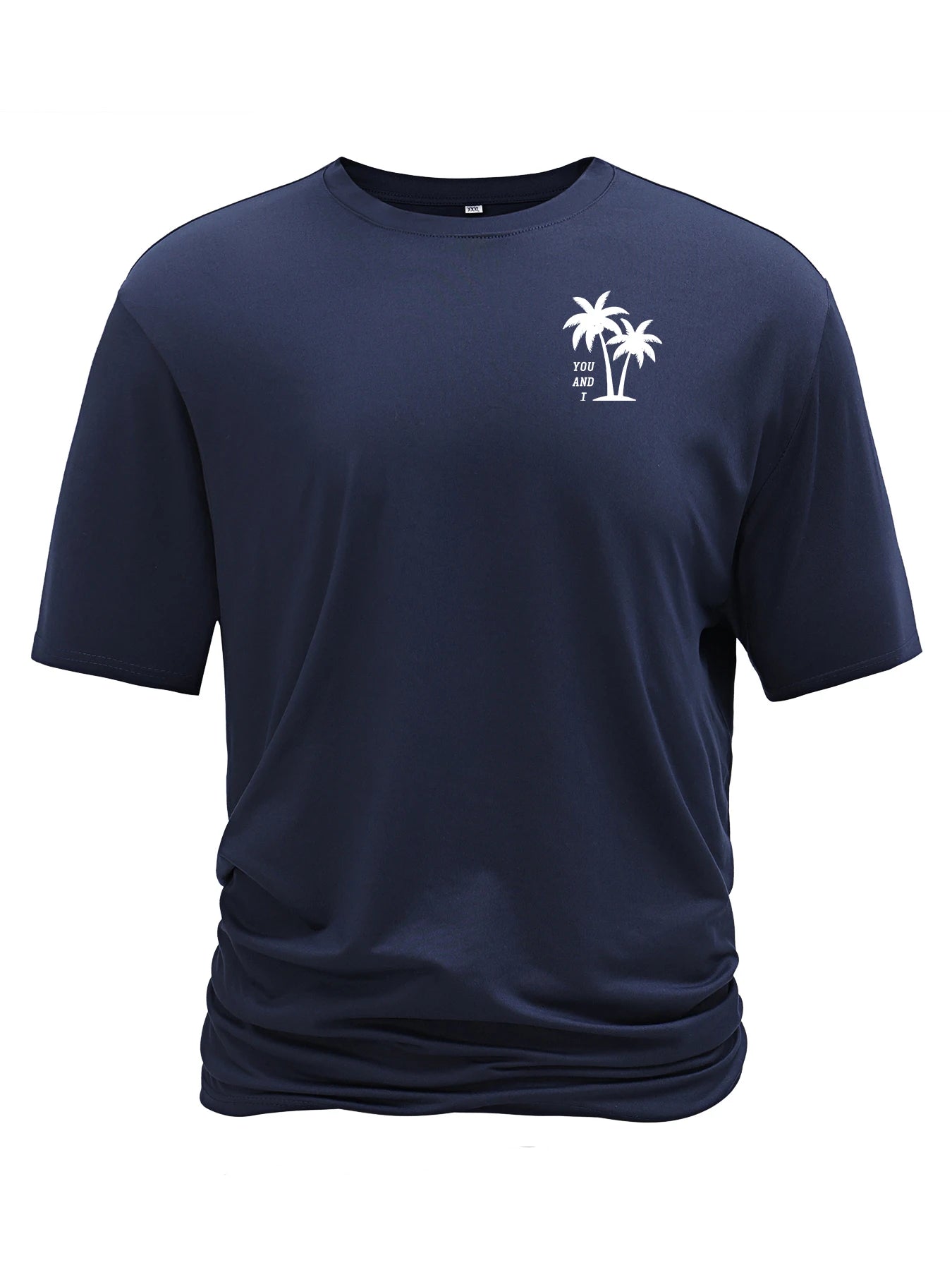 Men's Short Sleeve Summer Tee with Abstract Geometric Design – Lightweight Casual Crew Neck Outdoor Shirt
