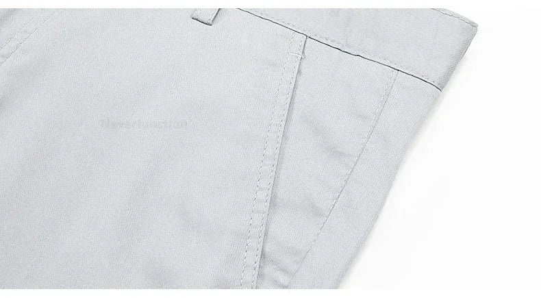 Men's Summer Bamboo Fiber Slim Fit Business Trousers – Breathable, Stylish Formal Long Pants for Casual or Office Wear