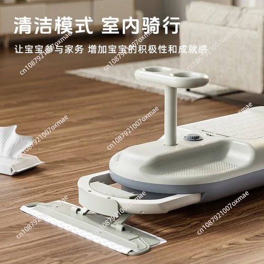 Mini Electric Trailer Cart – Twist Steering Cleaning Vehicle for Kids or Utility Use