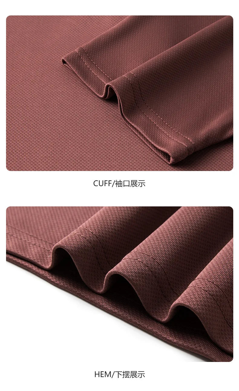 Men’s Premium Seamless Polo – Luxury Cool Fabric, Slim Fit, Anti-Wrinkle, Business‑Casual Golf Tee
