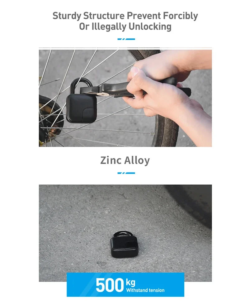 Smart Fingerprint Padlock – Keyless Biometric Security Lock with Password Access, Anti-Theft Protection, and TTLOCK/Tuya App Control