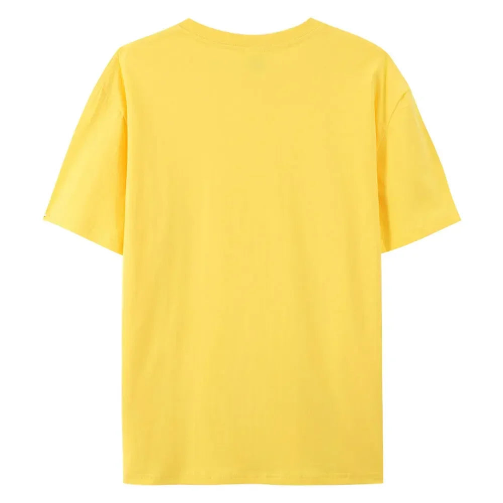 Men's Oversized Casual Banana Print T-Shirt – 100% Cotton Short Sleeve Fashion Tee
