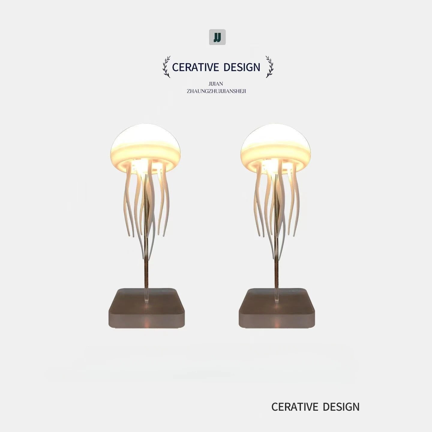 Creative Jellyfish Night Light with Voice & Motion Sensor – Hanging Ambient Lamp for Bedroom Decor & Gifts