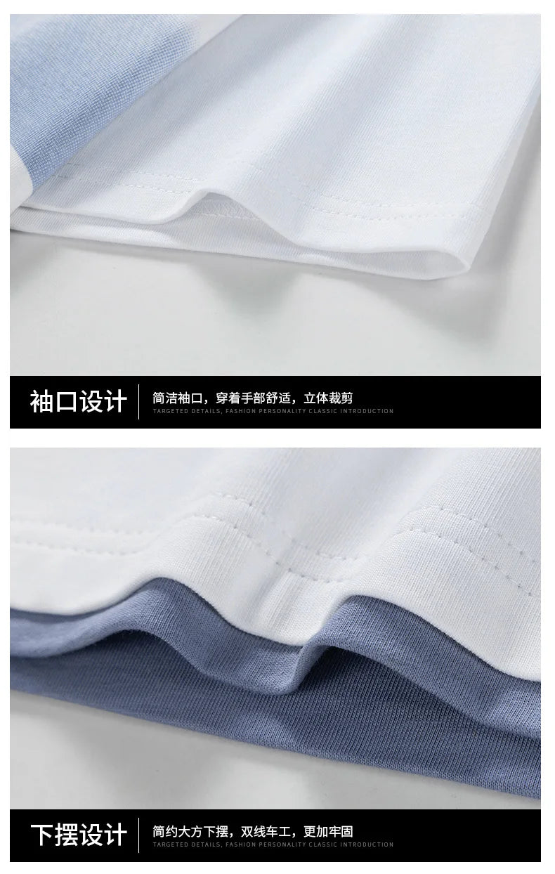 Men’s Loose Fit Letter Print T-Shirt – Harajuku Y2K Streetwear Short Sleeve Casual Tee