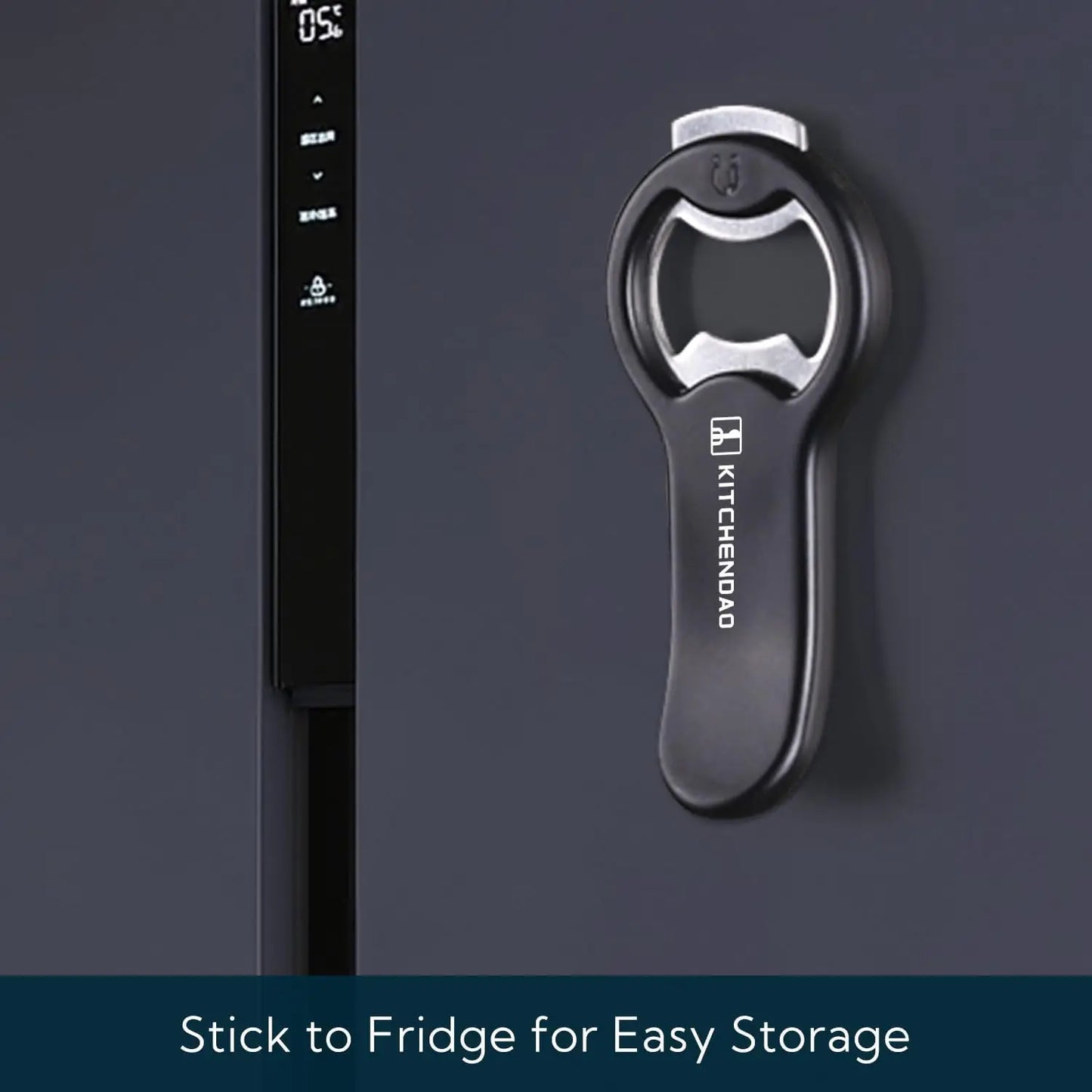 2-in-1 Magnetic Beer and Can Opener – Portable Bottle Cap & Can Opening Tool for Kitchen and Bar Use