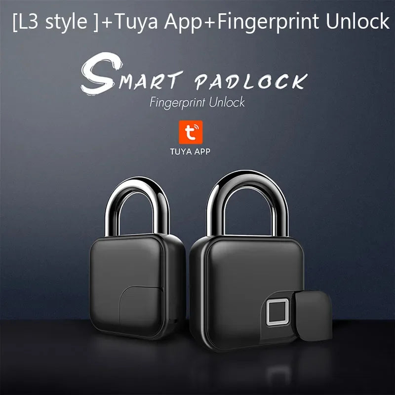 Smart Fingerprint Padlock – Keyless Biometric Security Lock with Password Access, Anti-Theft Protection, and TTLOCK/Tuya App Control
