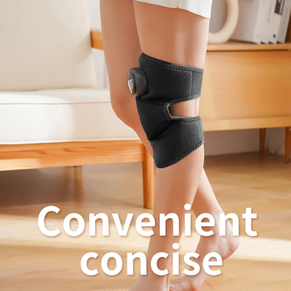 Rechargeable Electric Shoulder Massager with Heating & Vibration – Thermal Therapy Belt for Knee & Arthritis Pain Relief