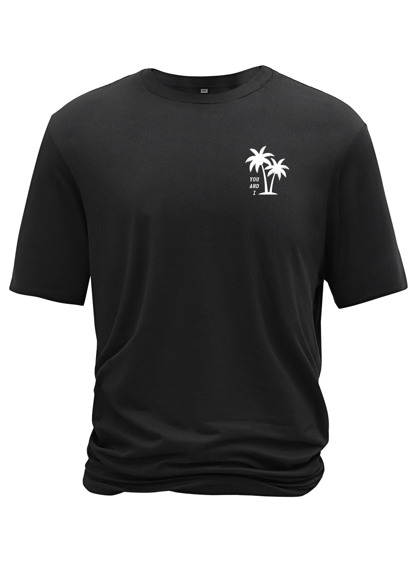 Men’s Summer Casual Crew Neck T-shirt with Unique Geometric Graphic Print — Short Sleeve Outdoor Top