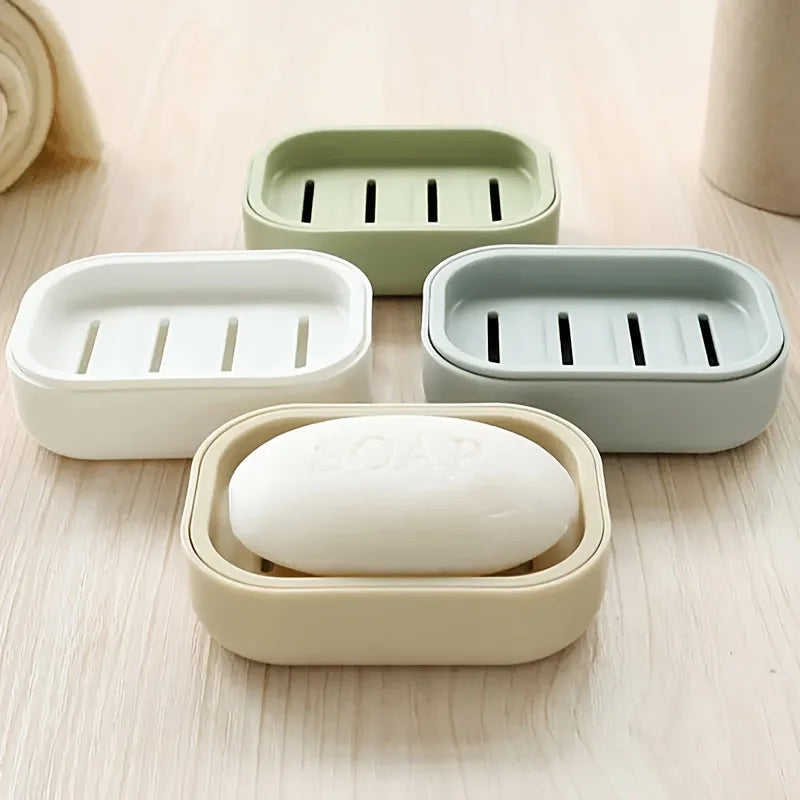 Multifunctional Soap Dish Holder – Hypoallergenic bath accessory suitable for bathroom and kitchen – Features self-draining design and is easy to clean.